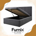 LT 148 GREY FEBRIC STORAGE UPLIFT BED