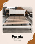 NEW WHITE PC FRAME(no box spring required)